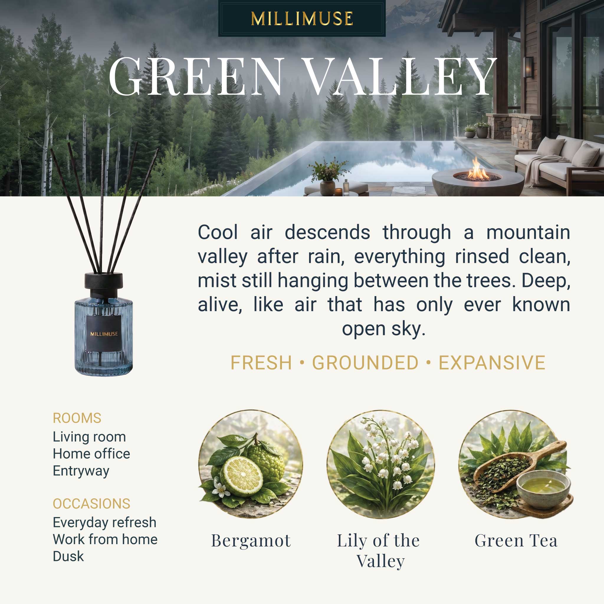 Green Valley Reed Diffuser