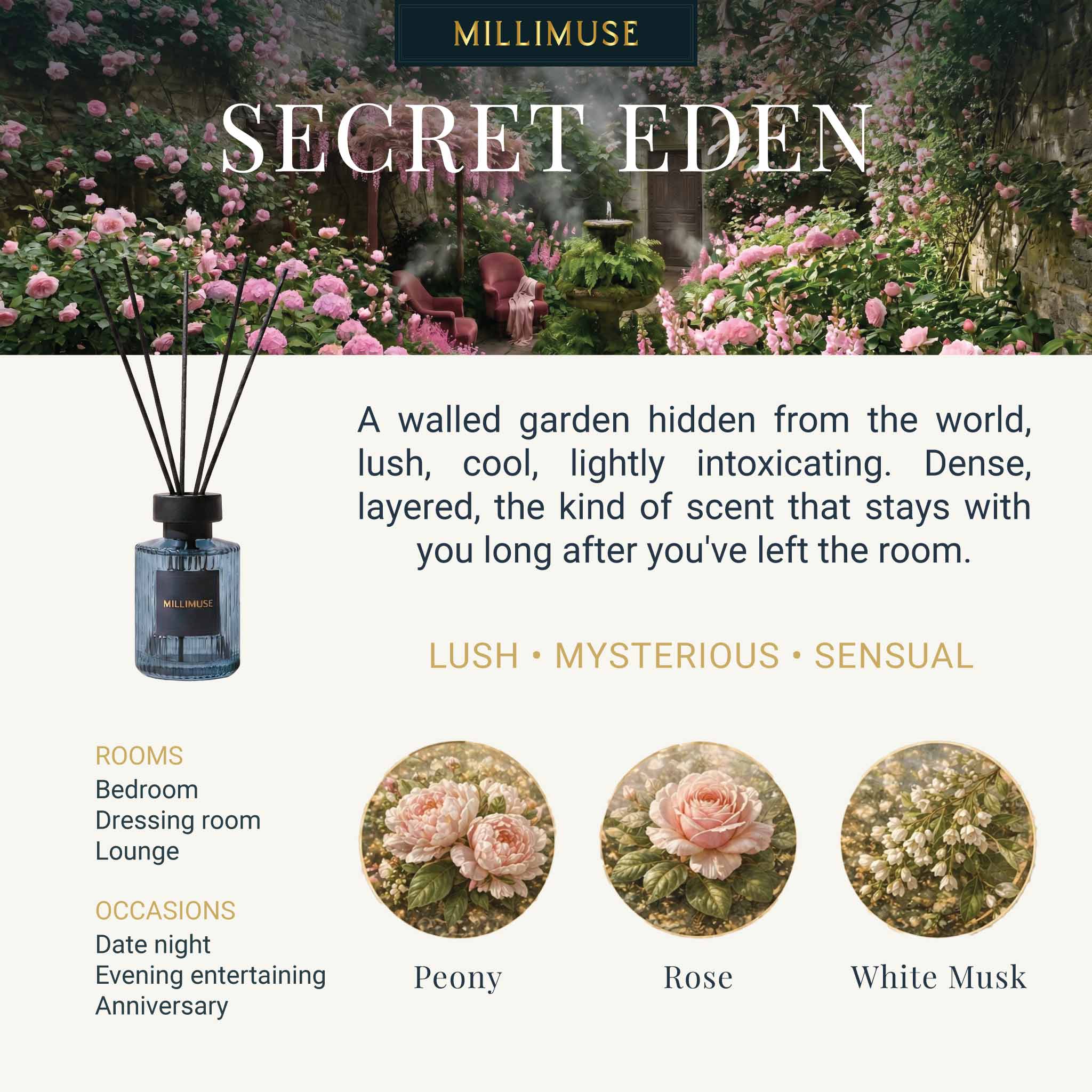 Secret Eden Reed Diffuser