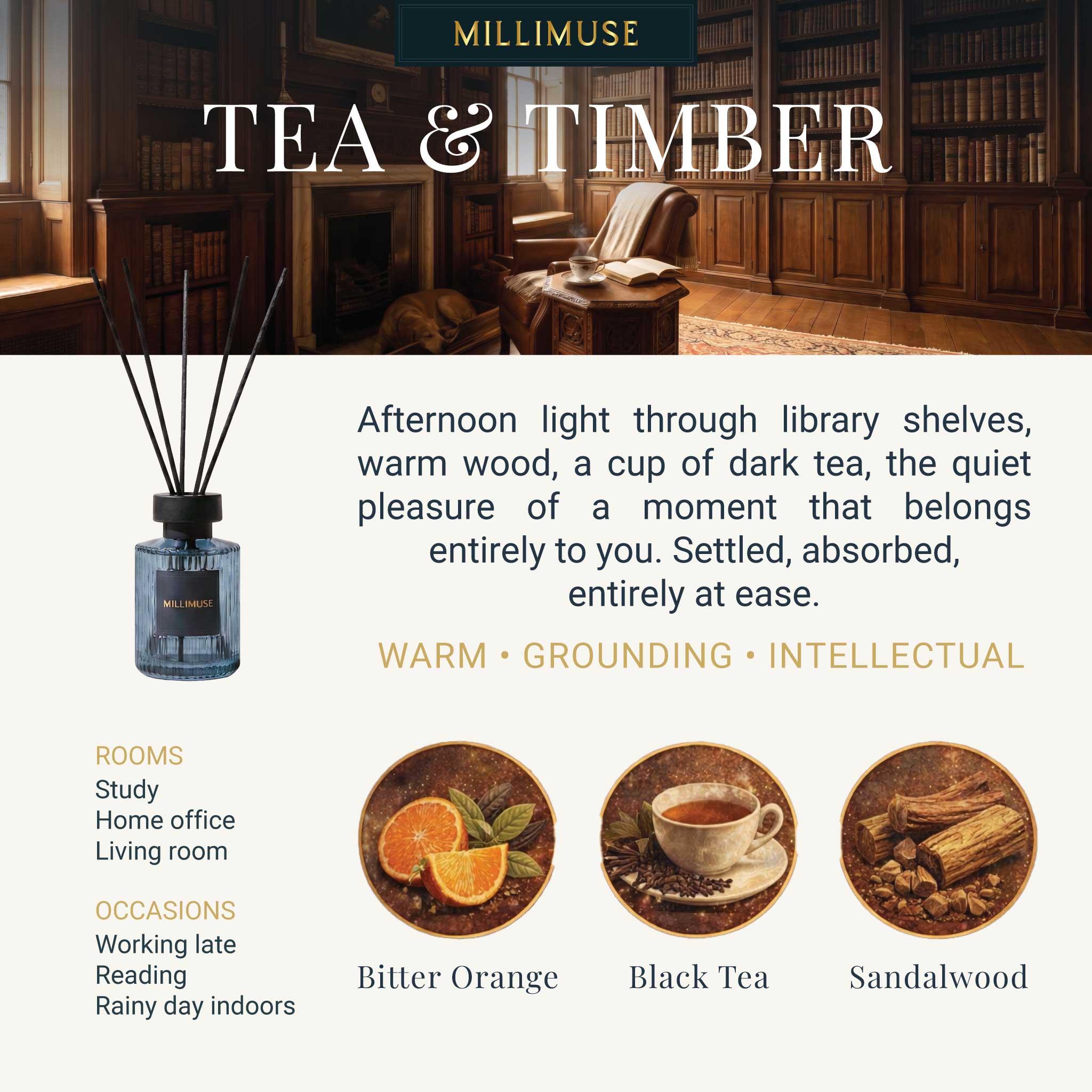 Tea & Timber Reed Diffuser